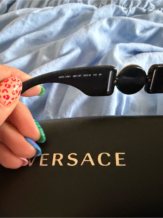 Versace Unisex Black Medusa Frame Sunglasses main image 2